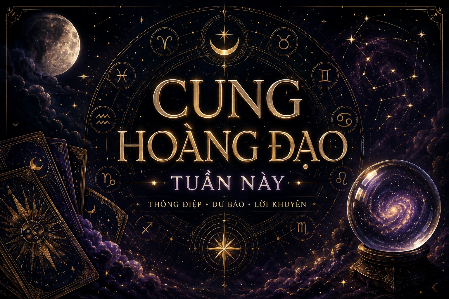 Cung Hoàng Đạo Tuần Này (29/06 – 05/07/2026): Trăng Tròn Ma Kết, Sao Mộc Vào Sư Tử