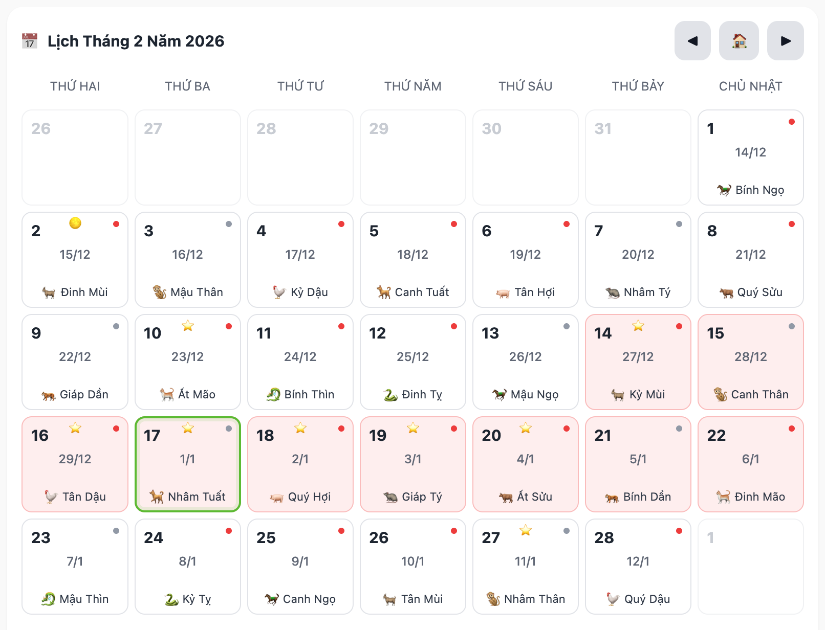 Lịch Nghỉ Tết Dương Lịch & Tết Nguyên Đán 2026 (Dễ Hiểu, Mới Nhất, Chính xác nhất)